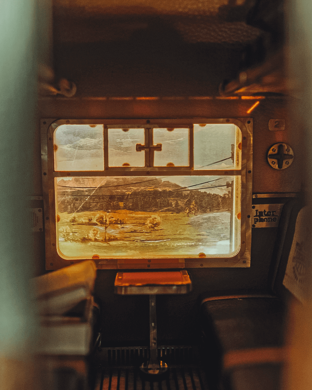 Moving 1940s Train Cabin Book Nook Kit